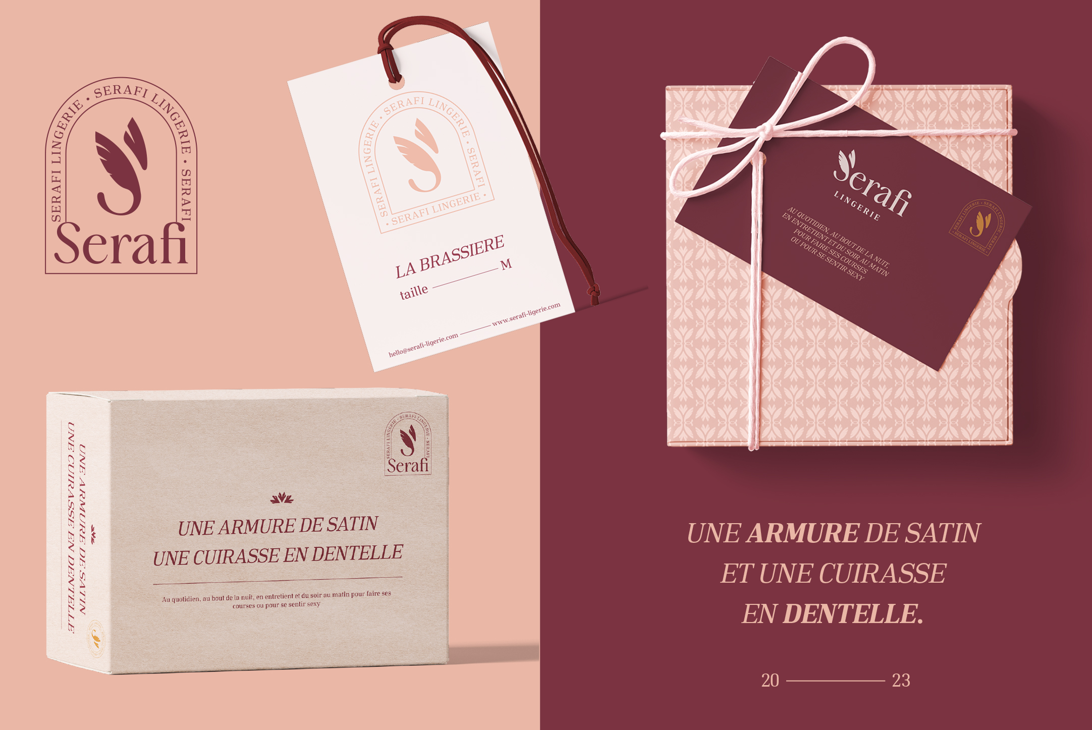 Packaging, étiquette sac cadeau