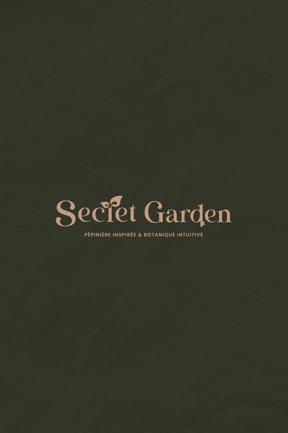 teinte foncé logo secret garden