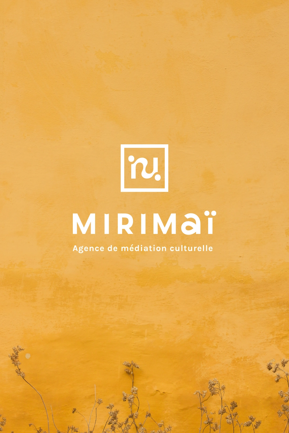 identité visuelle Mirimai-fond jaune